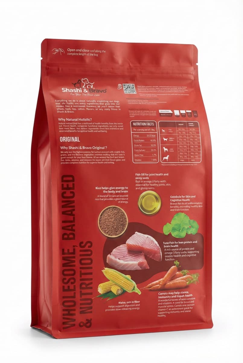 Shashi & Bravo Original Dog Food